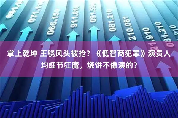 掌上乾坤 王骁风头被抢？《低智商犯罪》演员人均细节狂魔，烧饼不像演的？
